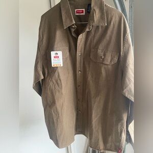 Wrangler Tan Comfort Shirt